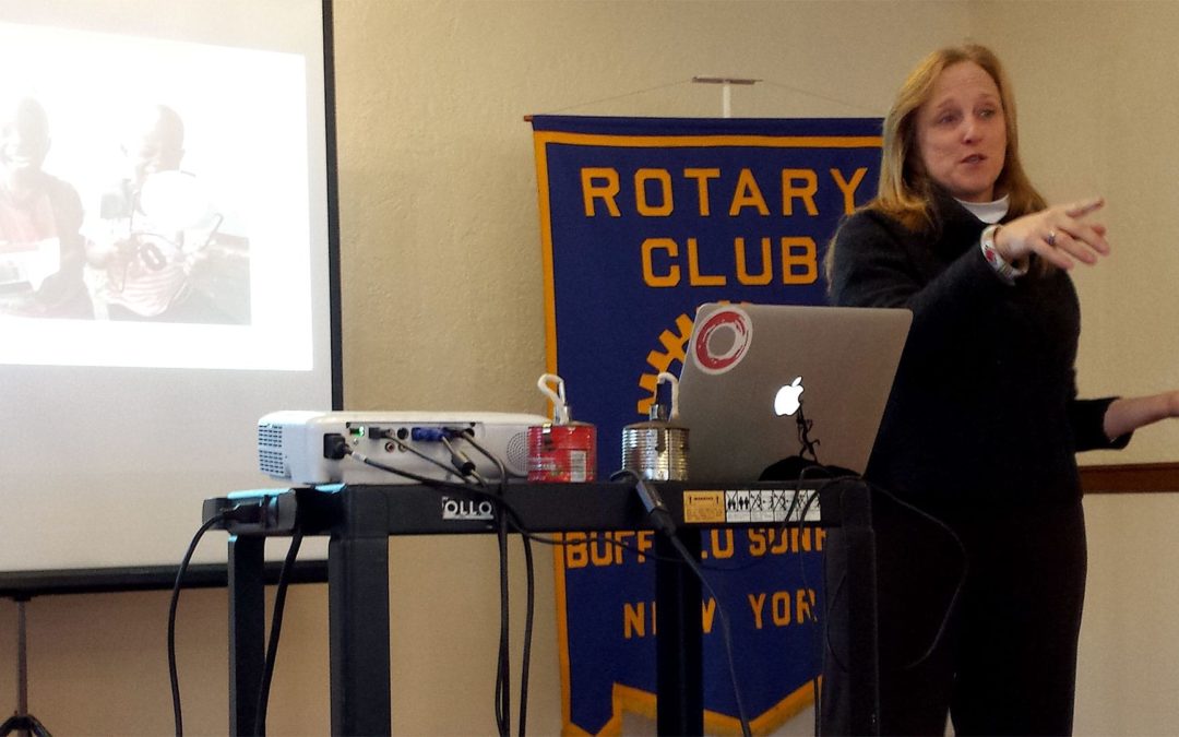 Sarah Baird, LTBLI Founder, Speaks with The Rotary of Buffalo about the Power of Solar
