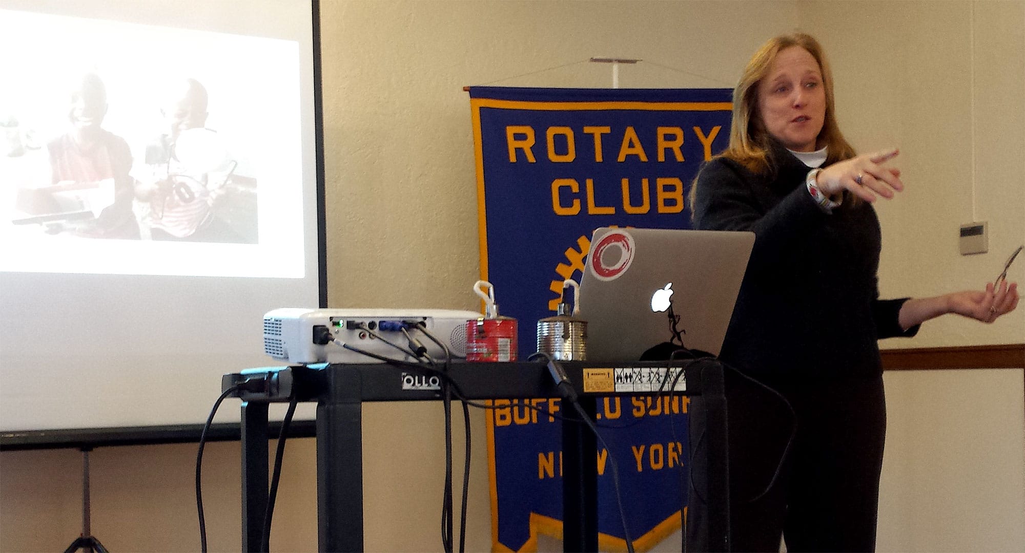 Sarah Baird Speaks At The Rotary Club Buffalo