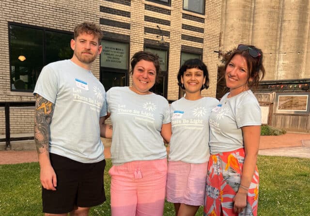 Volunteers at Solar Celebration